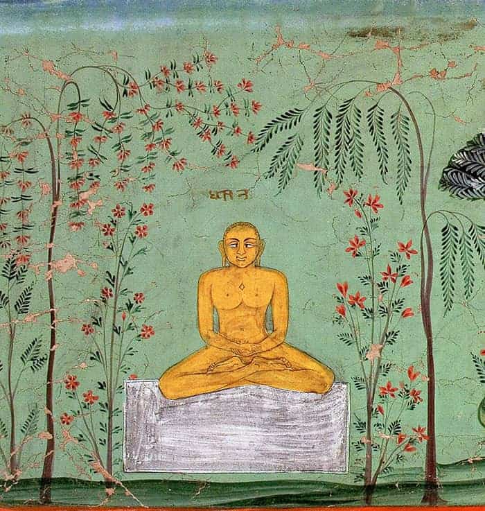 Rsabha's Enlightenment (detail), Rajasthan, ca. 1680, San Diego Museum of Art