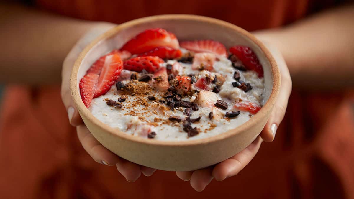 Mingau de morango, receita ayurvédica de Laura Pires