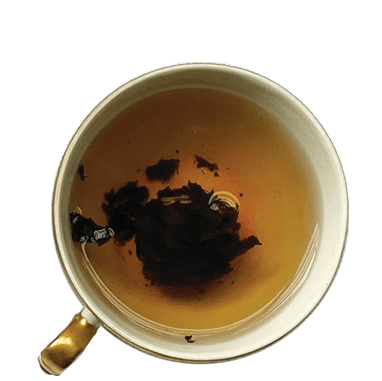 xícara de chá de puer