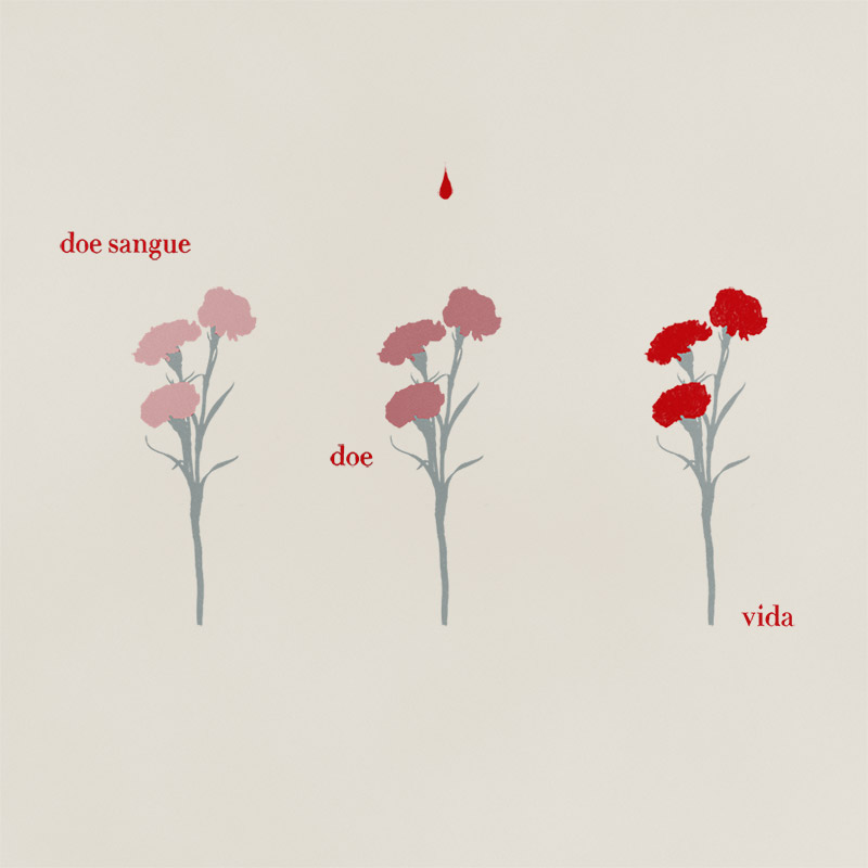 Campanha Yam de doação de sangue: Doe Sangue, doe vida.
