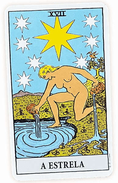Tarot Rider Waite, carta A Estrela