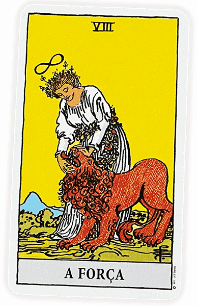 Tarot Rider Waite, carta A Força