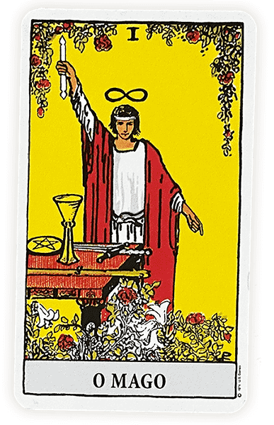 Tarot Rider Waite, carta O Mago