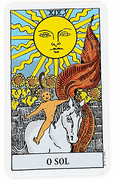 Tarot Rider Waite, carta O Sol