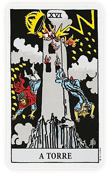 Tarot Rider Waite, carta A Torre